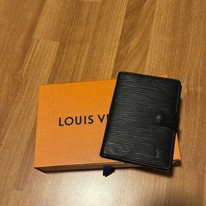 Louis Vuitton Epi PM Agenda Planner Box & Dustbag Black